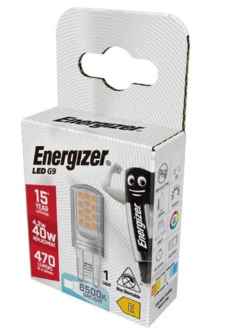 4 x S18752 Energizer LED G9 470lm 4.2W 6,500K (Daylight) - Electrobright Ltd