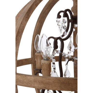 Pia 5 Arm Chandelier