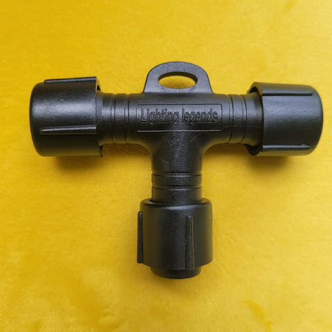 2 Way / T Shape Splitter for "Super Festoon" LED String Garden Lights Lighting Legends branded.