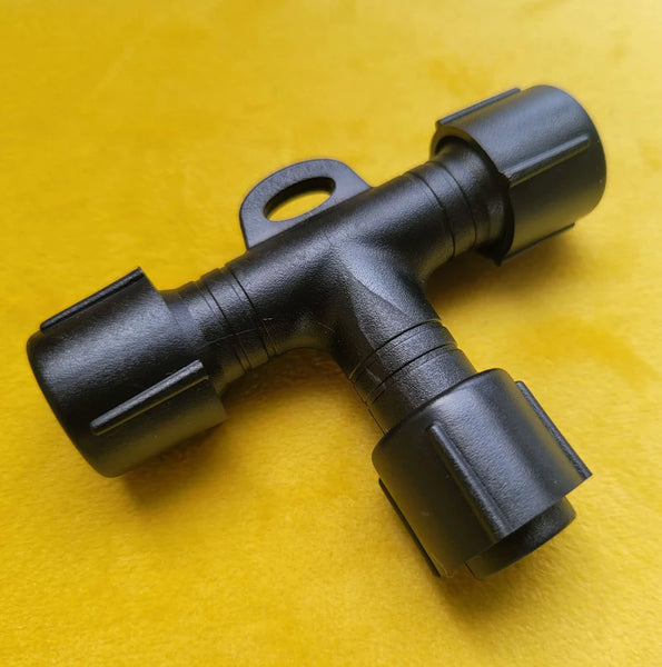 2 Way / T Shape Splitter for "Super Festoon" LED String Garden Lights Lighting Legends branded.