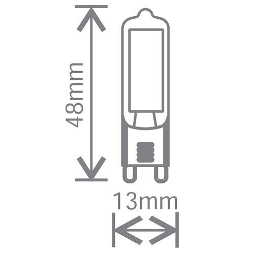 3 X KOSNIC G9 LED WARM WHITE  KLED02CPL/G9-N30 3000K NON DIMMABLE BULBS LAMPS - Electrobright Ltd