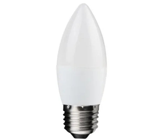 10 X Reon 5W Non-Dimmable LED Candle, E27, 20000 hours, 4000K COOL CND05/E27-N40