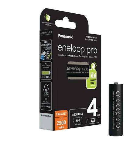 S19112 Eneloop Pro AA 2500mAh - Pack of 4