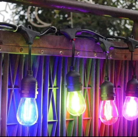 7M / 23FT Multi-Colour LED Plug-in Waterproof Heavy Duty Outdoor String Lights