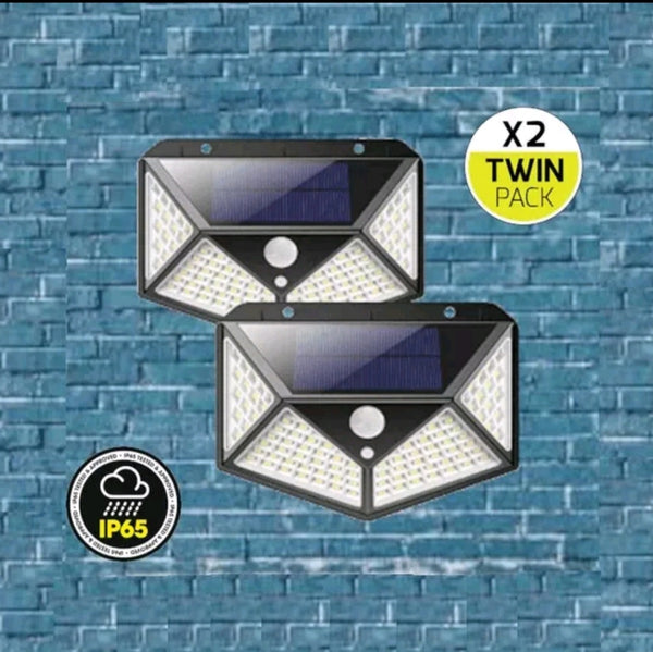 Super Bright 100 LED PIR Solar Motion Security Lights