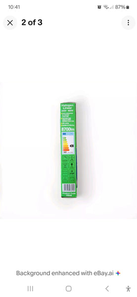 2 X BELL R7S 400W=500W LINEAR ECO HALOGEN FLOODLIGHT BULBS