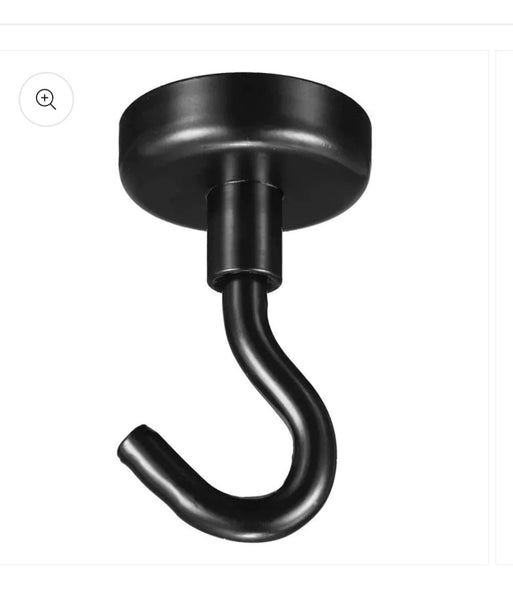 10 Pack Ultra Strong Black Magnetic Garden light Hanging Hooks by Lighting Legends