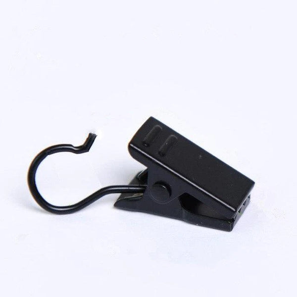 Black Stainless Steel String Light Wire/Cable Hanging Clips for outdoor garden lights - Lighting Legends branded.