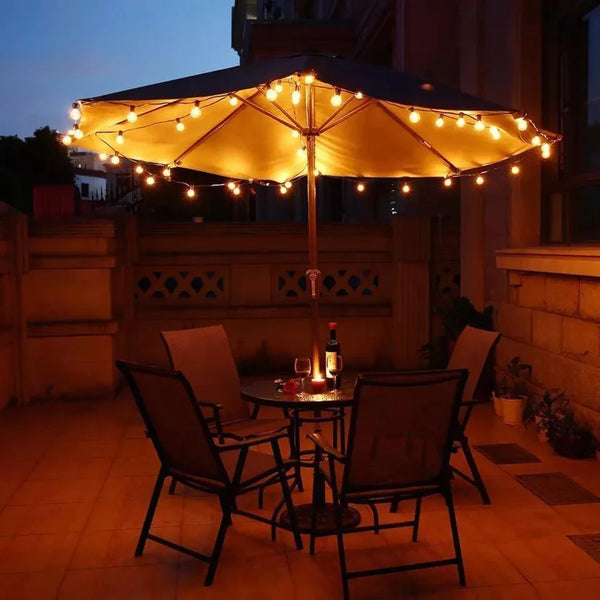Black Stainless Steel String Light Wire/Cable Hanging Clips for outdoor garden lights - Lighting Legends branded.