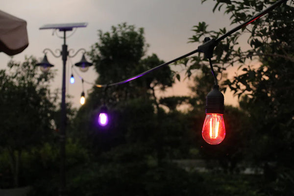 15 Pack LED Spare Outdoor Multi-Colour / Festive Colour Bulbs