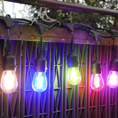 15 Pack LED Spare Outdoor Multi-Colour / Festive Colour Bulbs