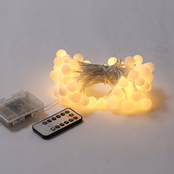 TEKLED
Felis LED Globe 80 LEDs 8m with Battery Pack & Remote Control Warm White LED String Light