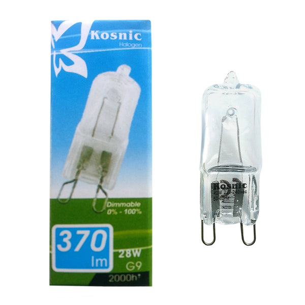 1 x Kosnic Eco Halogen G9 (18w,25w,42w) Dimmable Energy saving "Long Life"  light bulbs - Electrobright Ltd