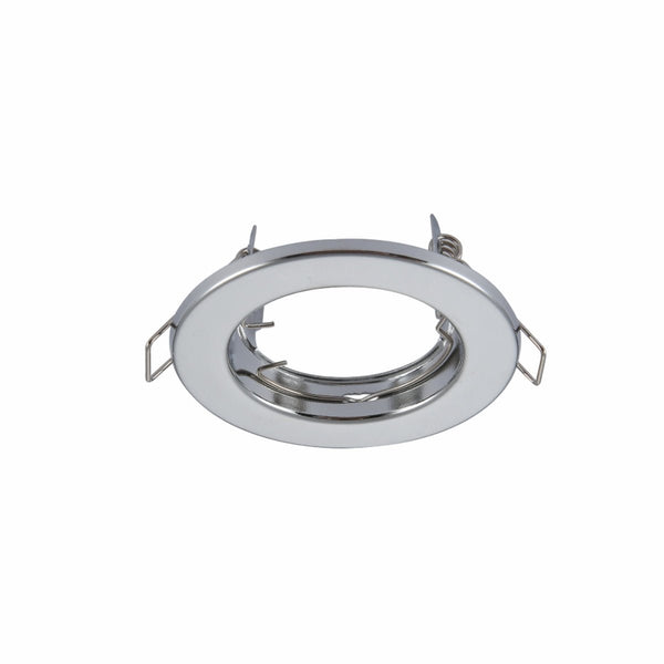 TEKLED
Fixed Pressed Steel Downlight IP20 GU10 Fitting - White, Chrome or Satin nickel