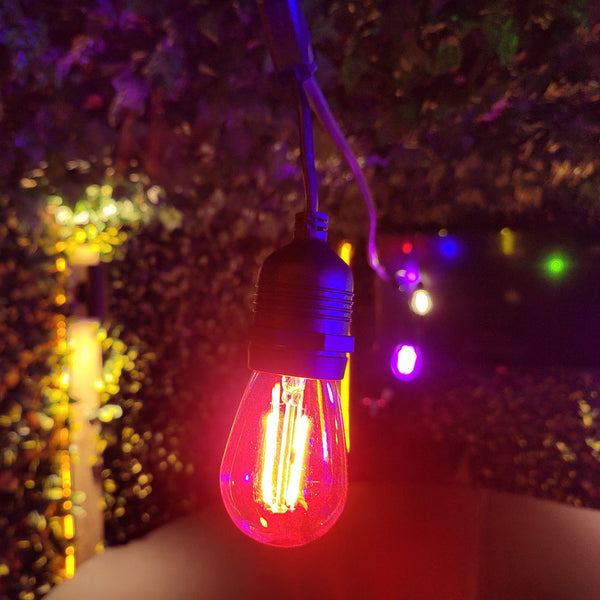 16 Pack Elite Festoon LED Spare Outdoor Multi-Colour / Festive Colour Light Bulbs