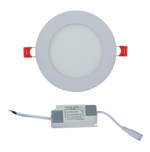 TEKLED
6W Downlight LED Round Slim Panel Light D120mm - 3000K Warm white, Cool or Cool Daylight.