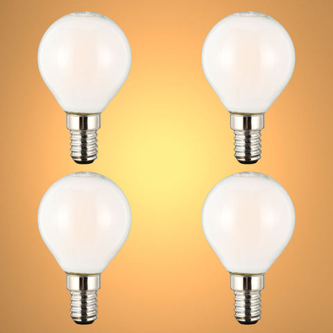 TEKLED
LED Bulb P45 E14 4W 2700K Milky Glass Pack of 4