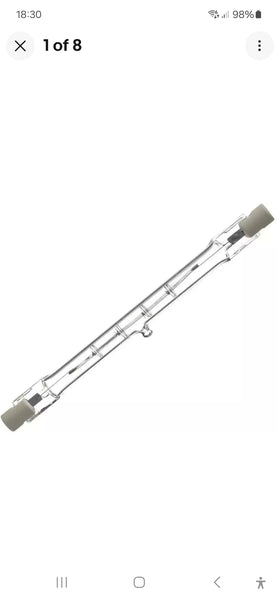 2 x LINEAR HALOGEN 160W 118mm R7s 3085lm dimmable 160 Watt Patron Branded