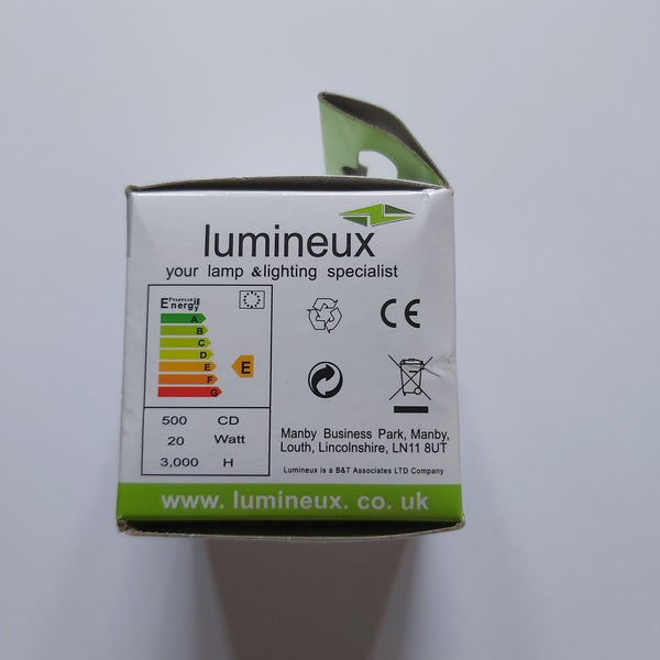 Lumineux MR16 20W 12V CLEAR - Electrobright Ltd