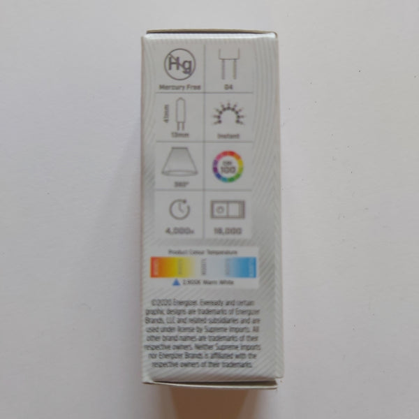 ENERGIZER G4 14W ECO HALOGEN WARM WHITE - Electrobright Ltd