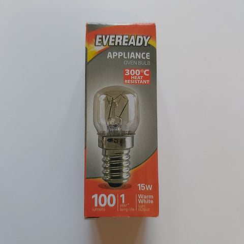 EVEREADY PYGMY OVEN APPLIANCE BULB 300 DEGREE C HEAT RESISTANT - Electrobright Ltd