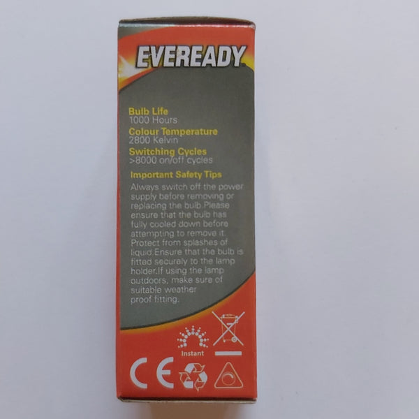 EVEREADY PYGMY OVEN APPLIANCE BULB 300 DEGREE C HEAT RESISTANT - Electrobright Ltd