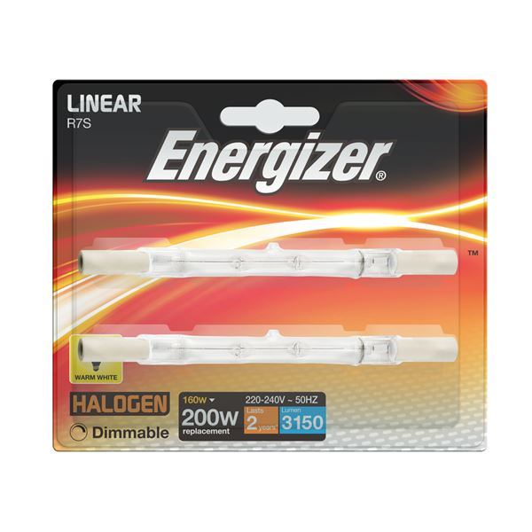2 x S5161 ENERGIZER ECO LINEAR 160W(200W) DIMMABLE, (1 Twin Pack) - Electrobright Ltd