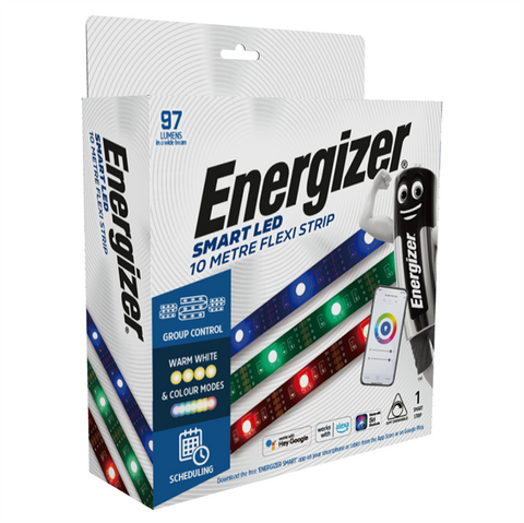 S18468 Energizer Smart 10m Flexi Strip UK - Electrobright Ltd