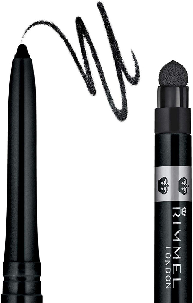 RIMMEL LONDON EXAGGERATEWATERPROOF EYE LINER NOIR 0.28G - Electrobright Ltd