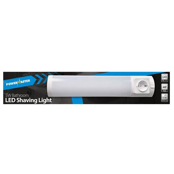 S11385 Powermaster LED Bathroom Shaver Light - 5W - 400 Lumen - 4,000K (Cool White) - Electrobright Ltd