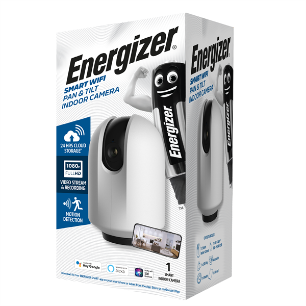 S18499 Energizer Smart Pan & Tilt Camera - Electrobright Ltd
