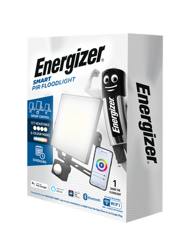S18471 Energizer Smart 20W PIR Floodlight - Electrobright Ltd