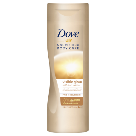 T1015 DOVE VISIBLE GLOW BODY LOTION - FOR FAIR SKIN - 250ML (PRICE PER BOX OF 6) - Electrobright Ltd